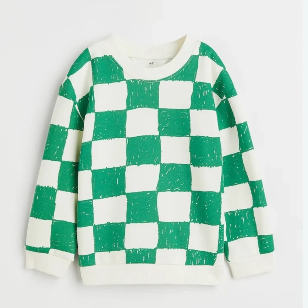 H&M Kids checkered sweatshirt